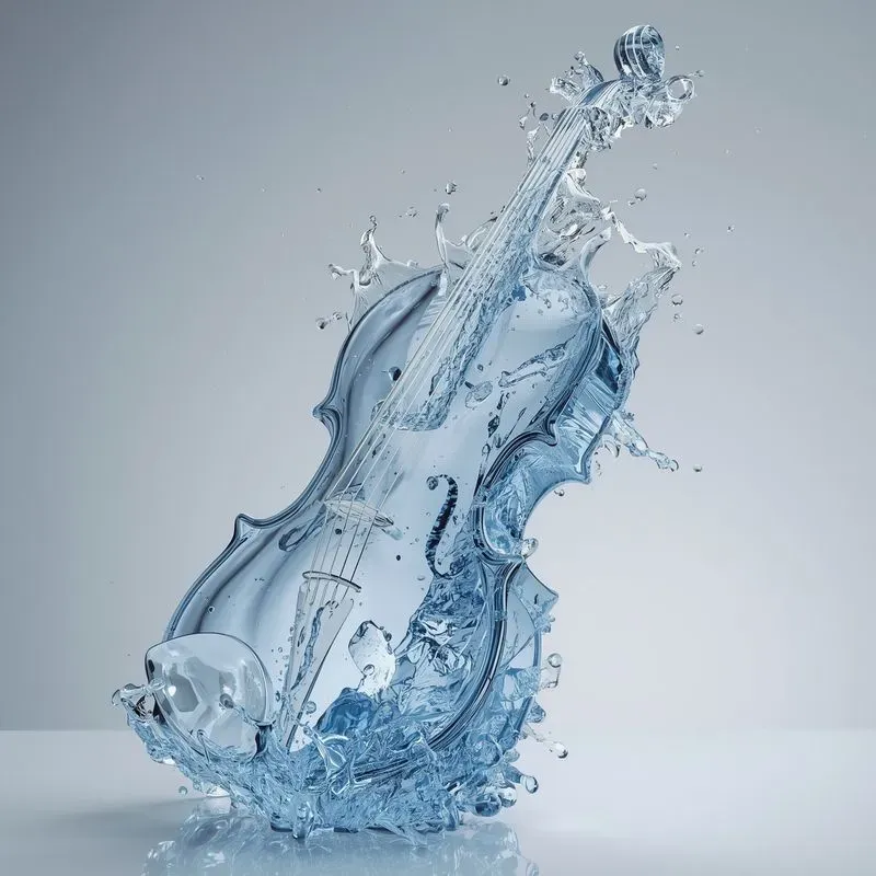 Liquid Water Sculptures Hyperrealistic