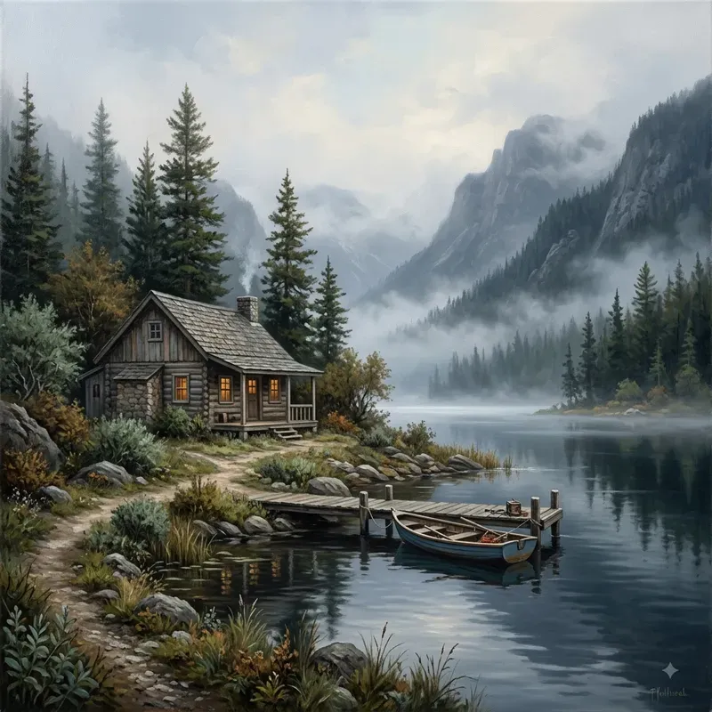 Atmospheric Realist Paintings