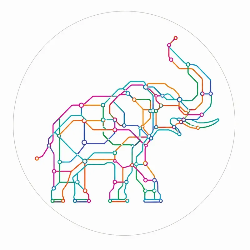 Transit Line Art Generator