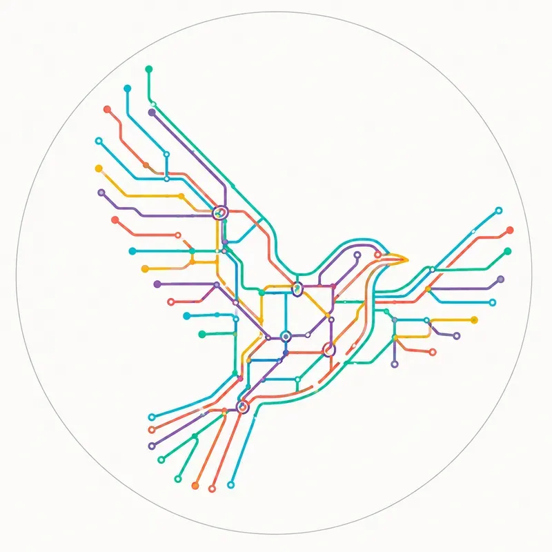 Transit Line Art Generator