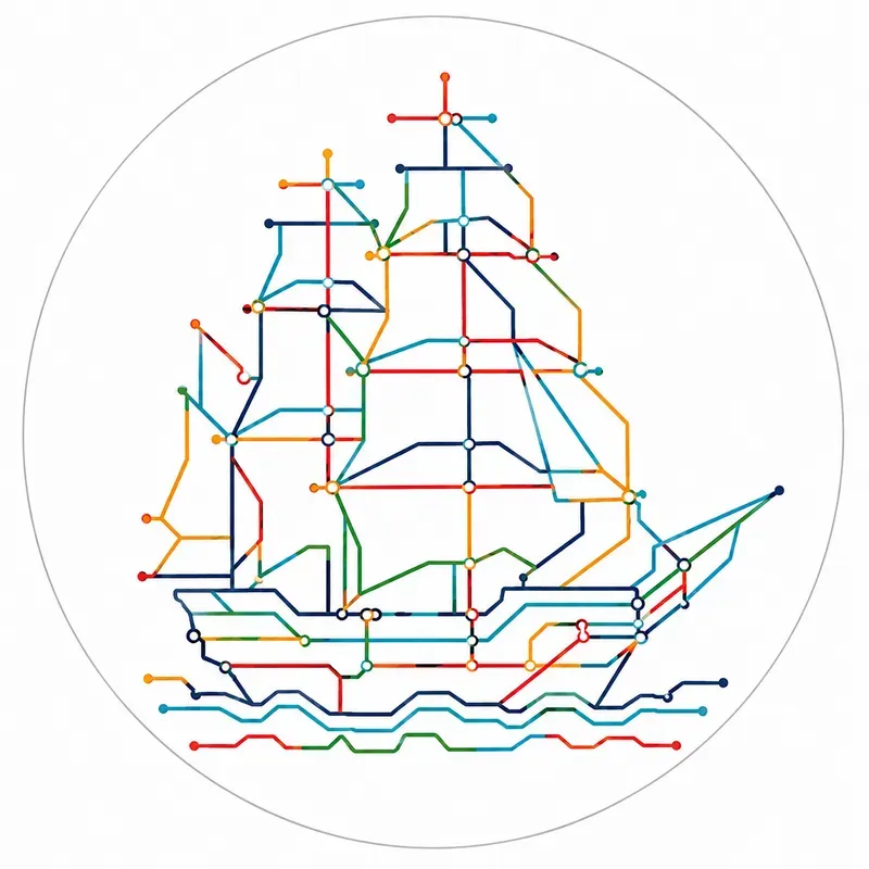 Transit Line Art Generator