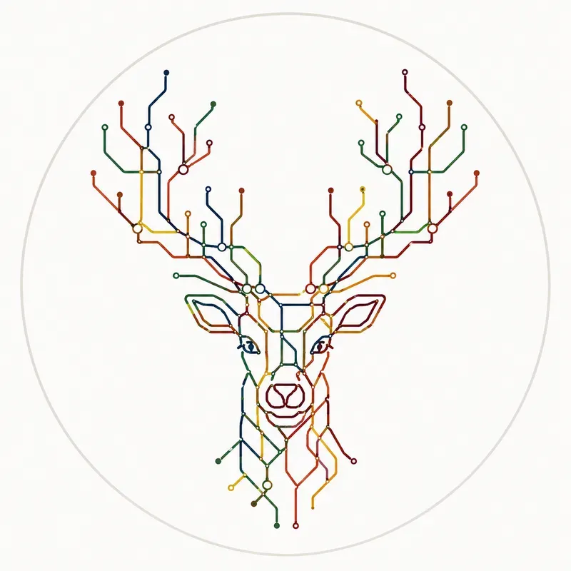 Transit Line Art Generator