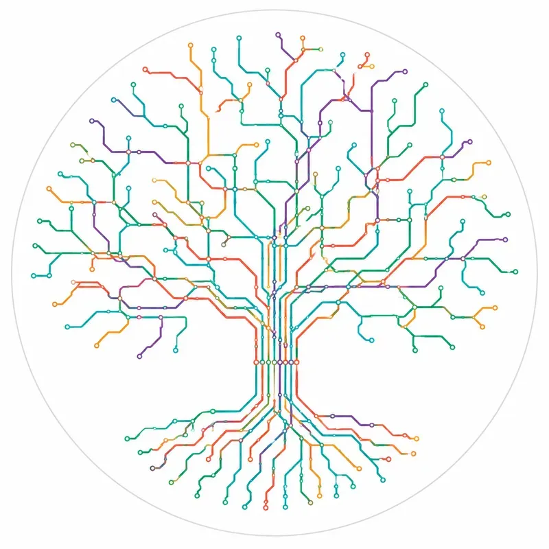 Transit Line Art Generator