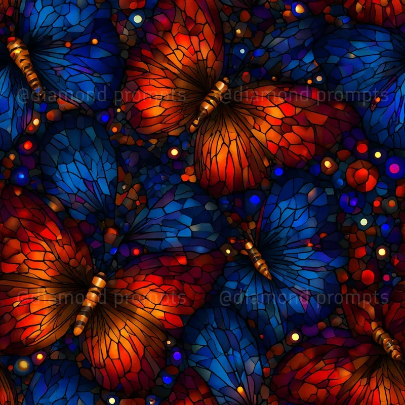Vibrant Surreal Seamless Patterns