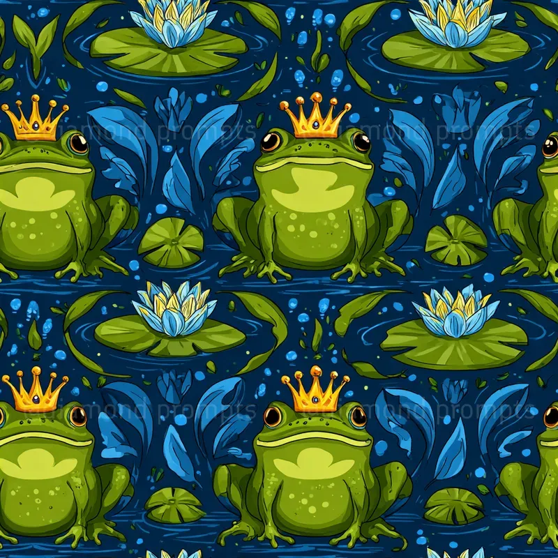 Vibrant Surreal Seamless Patterns