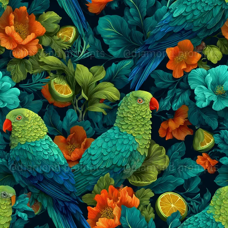 Vibrant Surreal Seamless Patterns