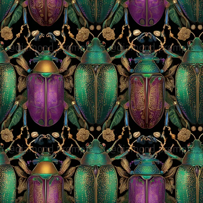 Vibrant Surreal Seamless Patterns