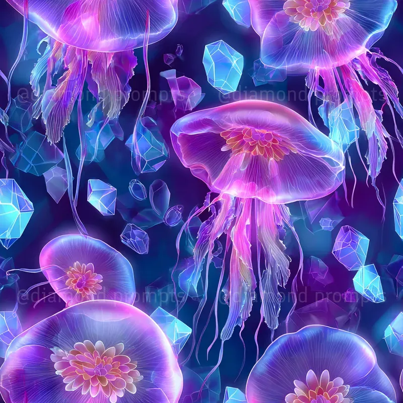Vibrant Surreal Seamless Patterns