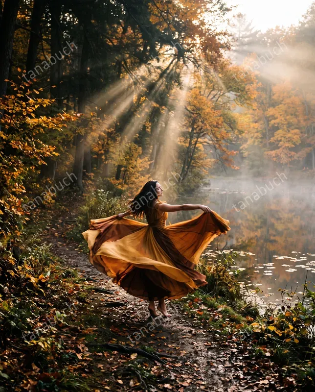 Golden Hour Misty Landscapes