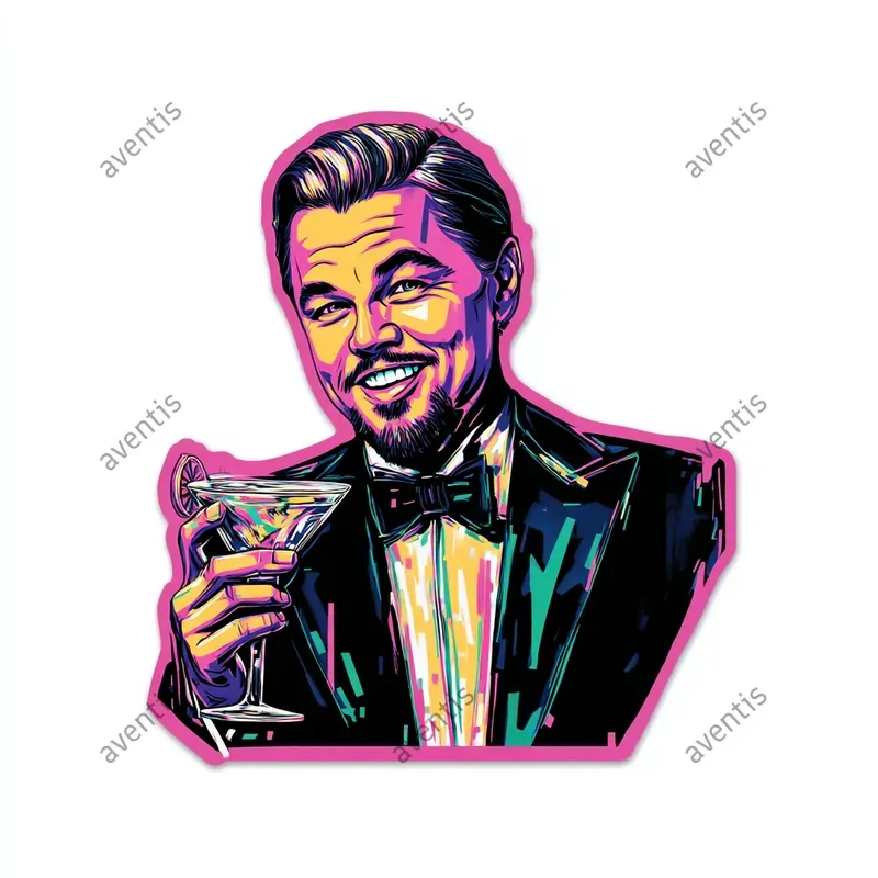 Gta Neon Style Celebrity Stickers
