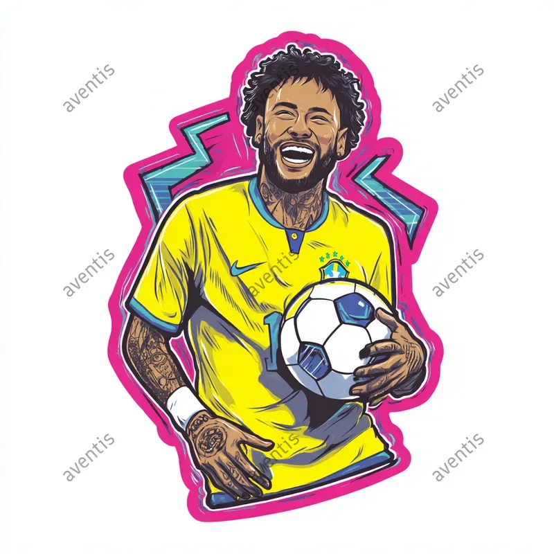 Gta Neon Style Celebrity Stickers