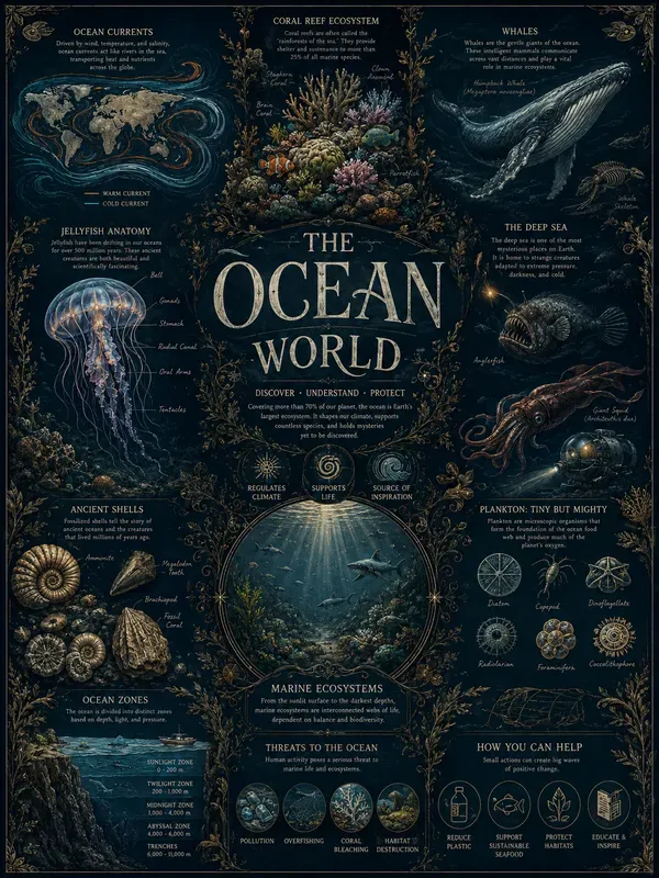 Nature Science Infographic Posters