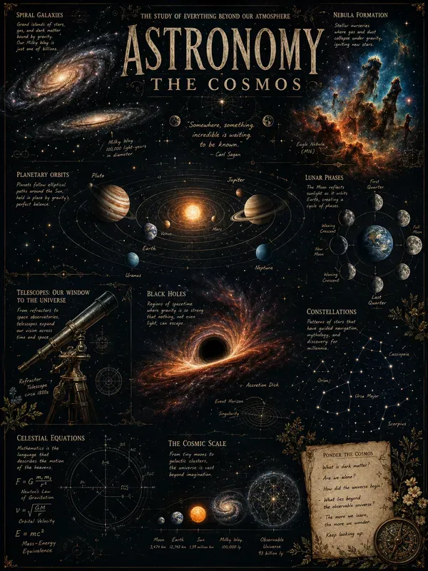 Nature Science Infographic Posters
