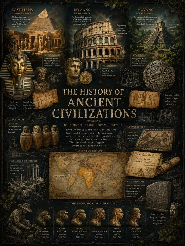 Nature Science Infographic Posters