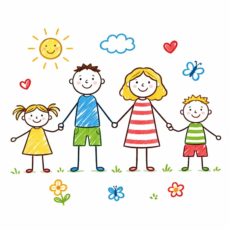 Naive Line Art Doodles