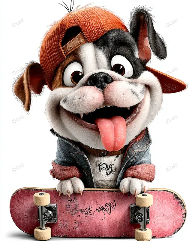 Caricature Character Tshirt Art