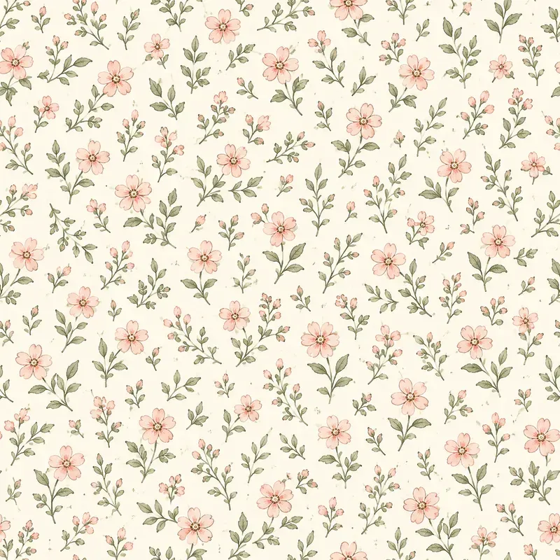 Ditsy Floral Seamless Patterns