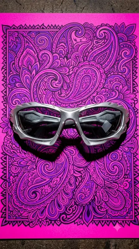 Psychedelic Paisley 3D Product Adverts