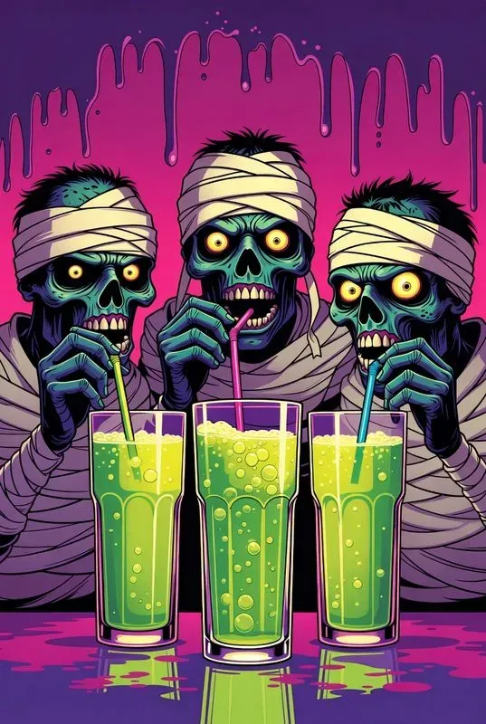 Neon Zombie Juice Parties