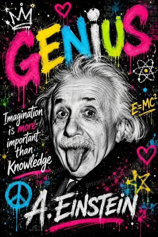 Historical Icon Graffiti Pop Art Designs