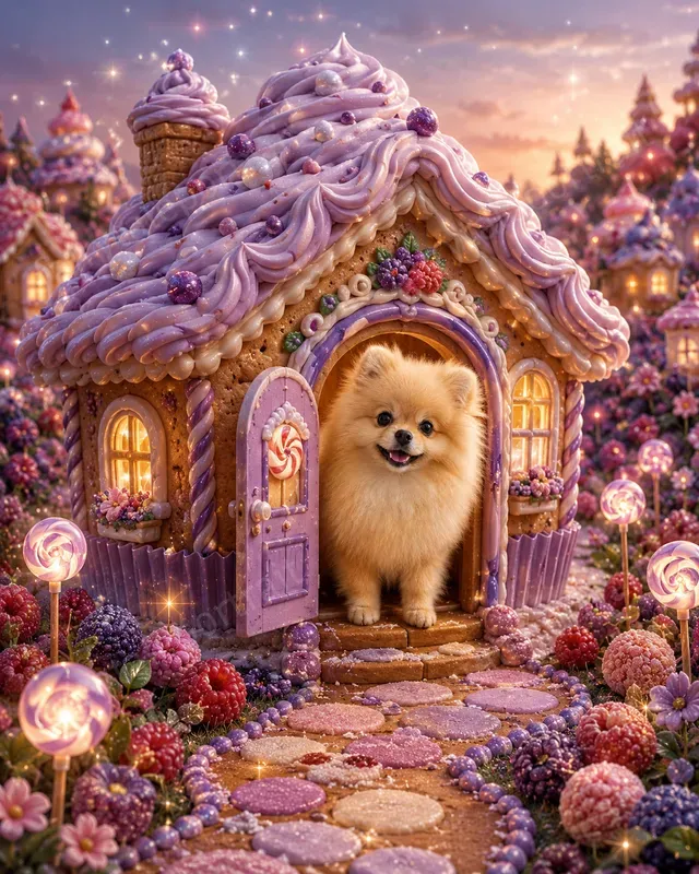 Candy House Kids Pet Portrait Storybooks