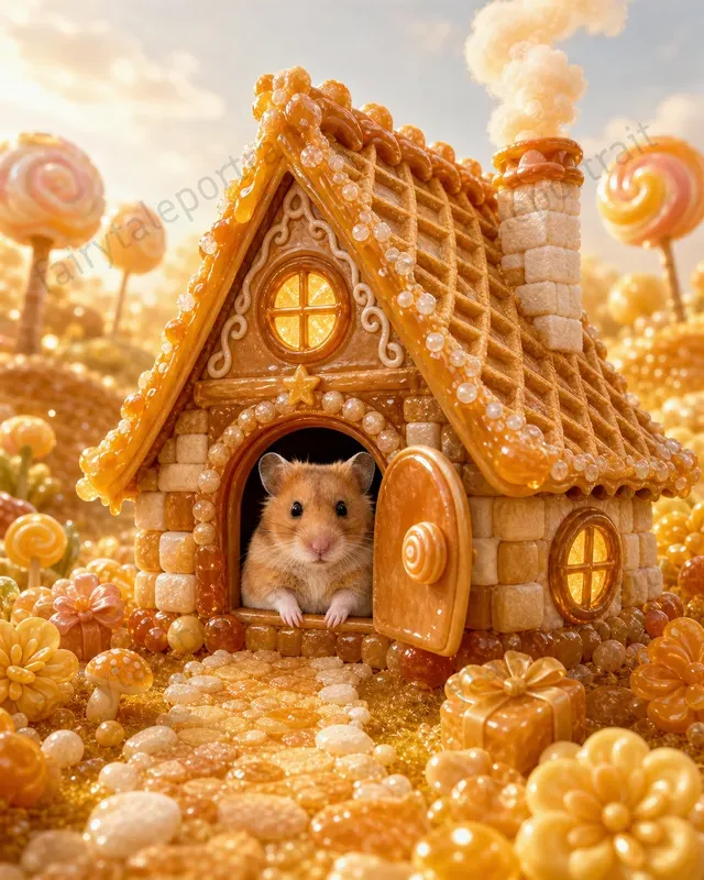 Candy House Kids Pet Portrait Storybooks