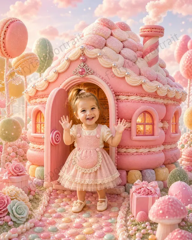 Candy House Kids Pet Portrait Storybooks