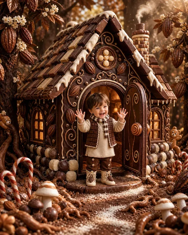 Candy House Kids Pet Portrait Storybooks