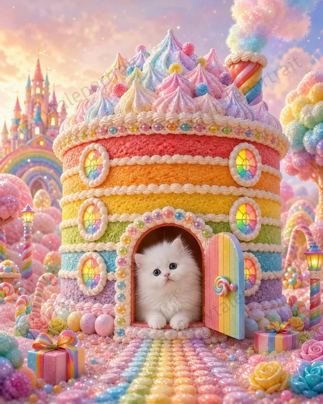 Candy House Kids Pet Portrait Storybooks