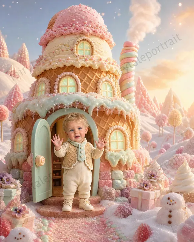 Candy House Kids Pet Portrait Storybooks