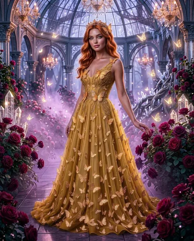 Luxury Butterfly Queen Portraits