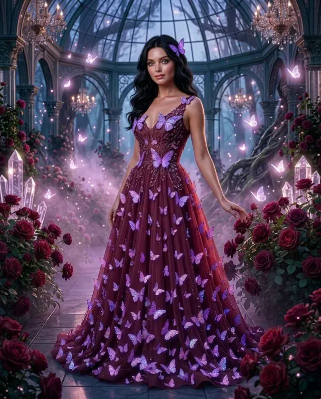 Luxury Butterfly Queen Portraits