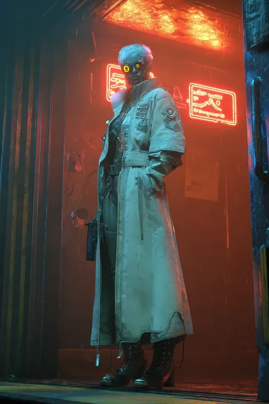 Cyberpunk Character Portrait Generator