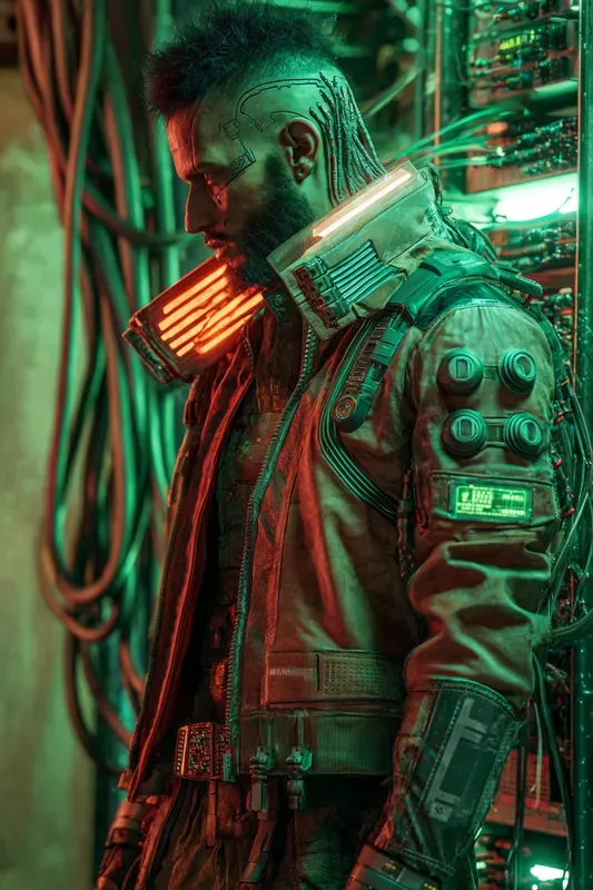 Cyberpunk Character Portrait Generator