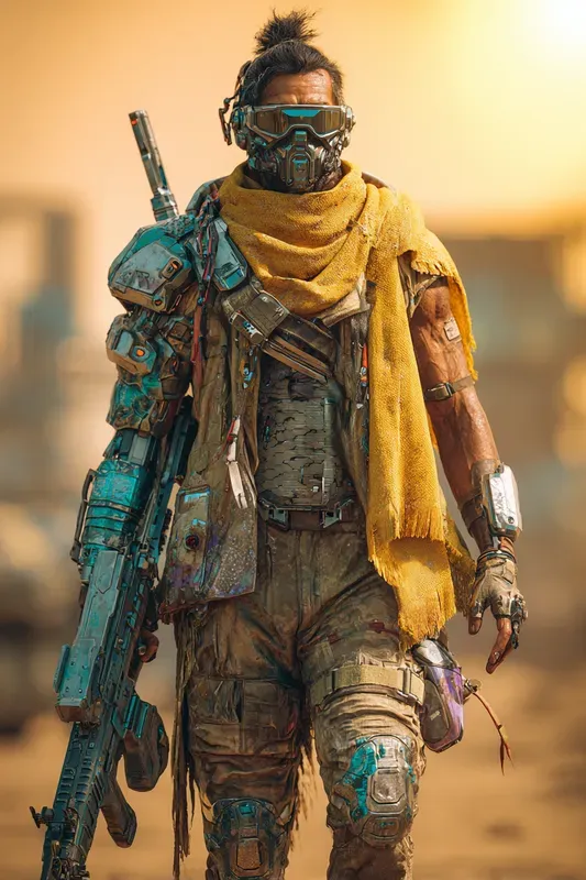 Cyberpunk Character Portrait Generator