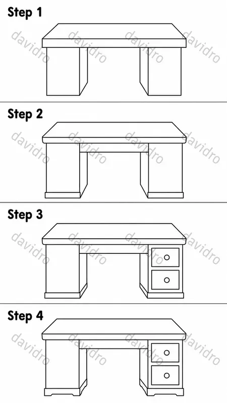 4step Kids Drawing Worksheets
