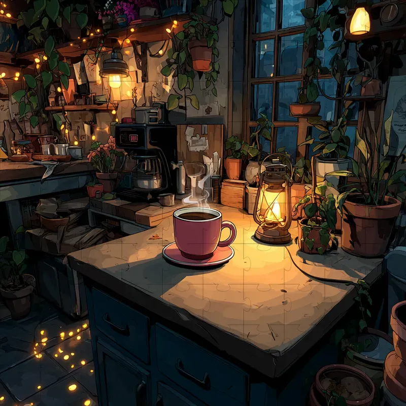 Painterly Cozy Anime Cinematic Lofi
