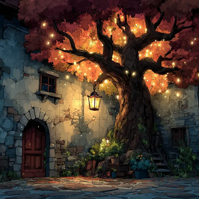 Painterly Cozy Anime Cinematic Lofi