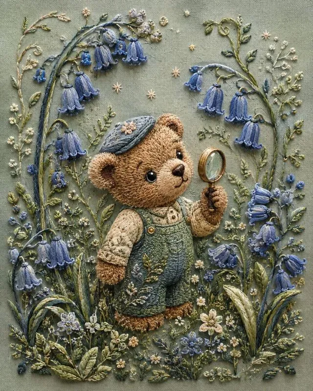 Whimsical Embroidered Characters