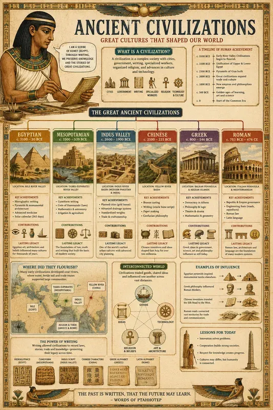 Vintage Thinking Infographics