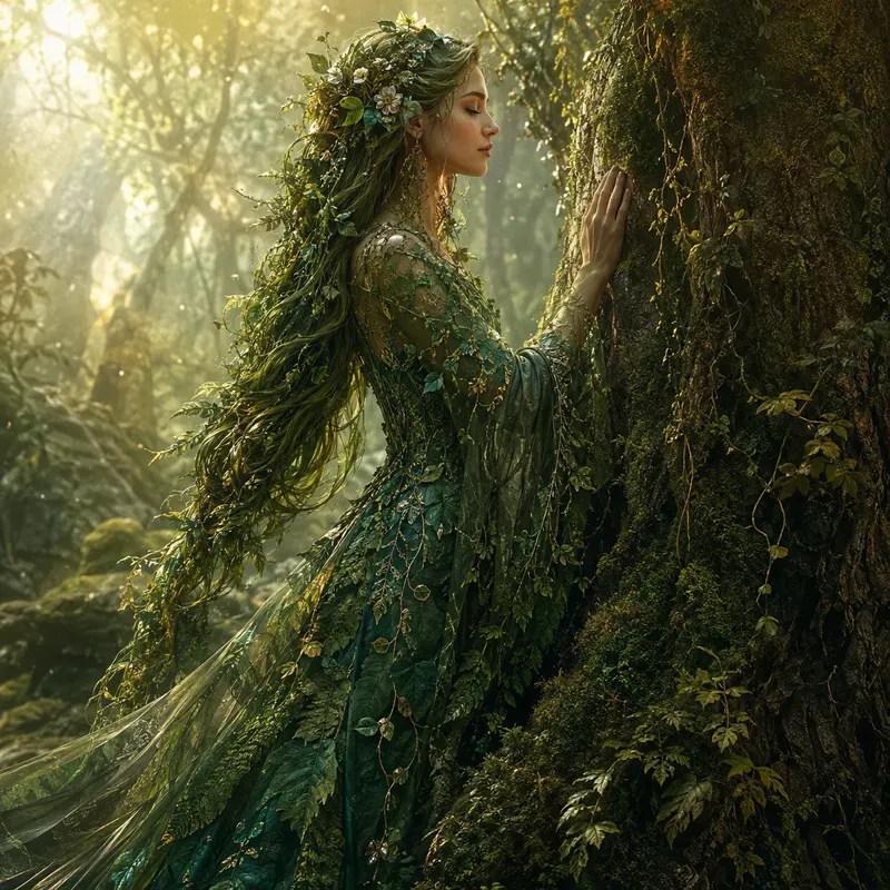Mystical Forest Guardian Portraits