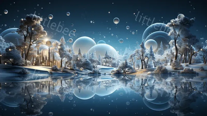 Surreal New Year Fantasy Scenes