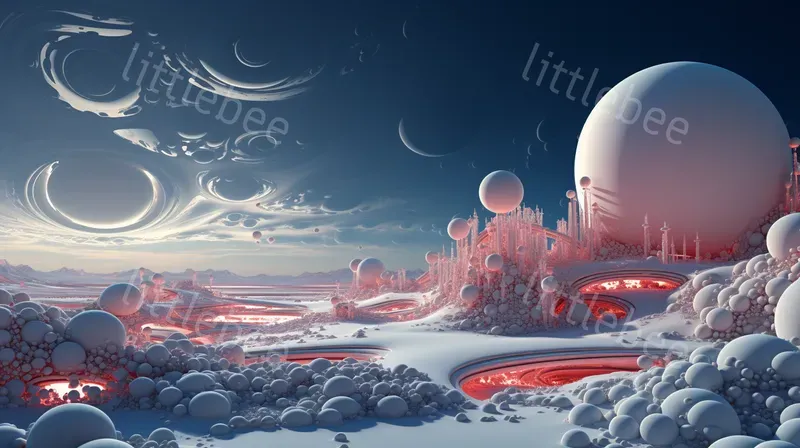 Surreal New Year Fantasy Scenes