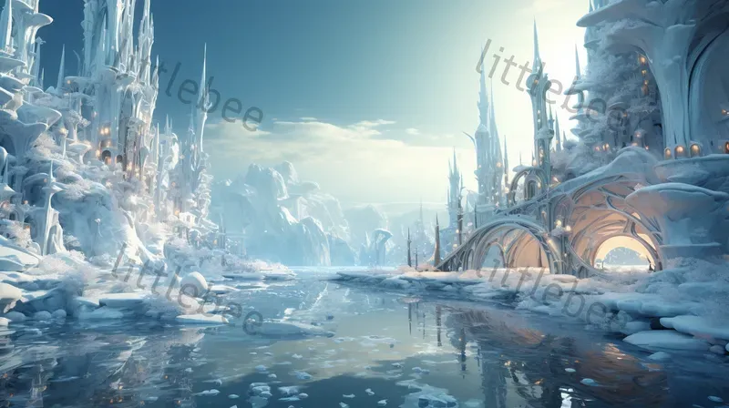 Surreal New Year Fantasy Scenes