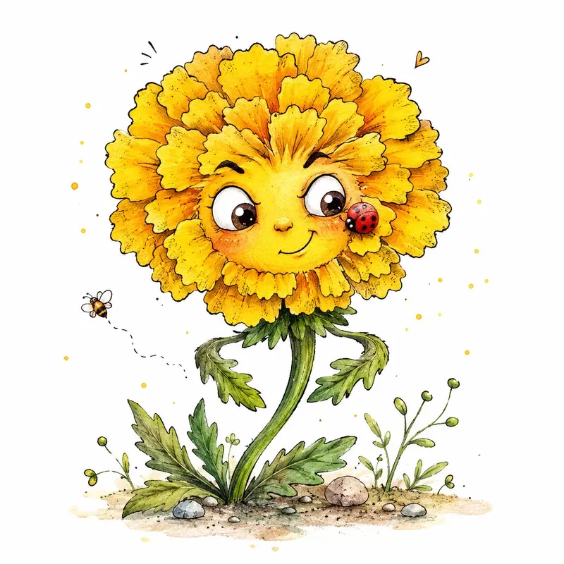 Whimsical Flower Friends