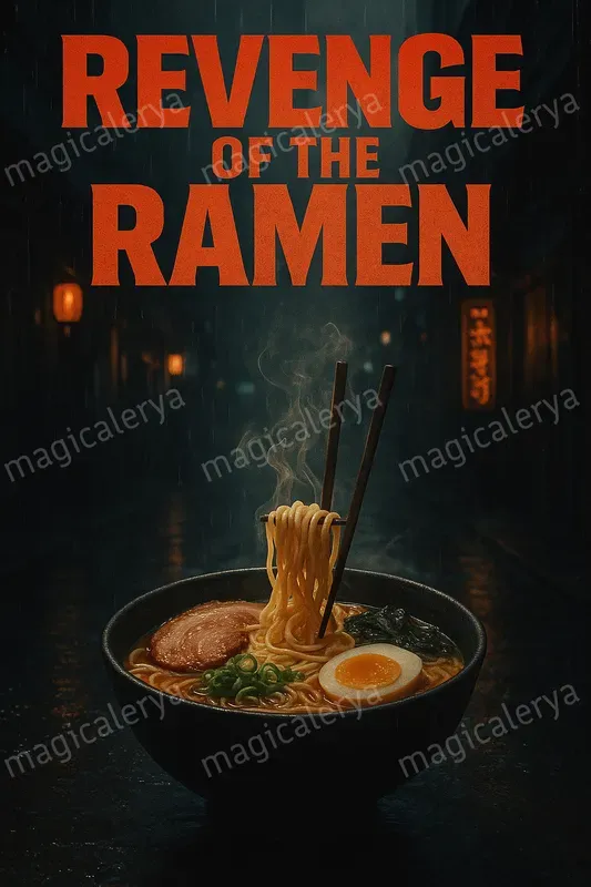 Cinematic Food Movie Posters