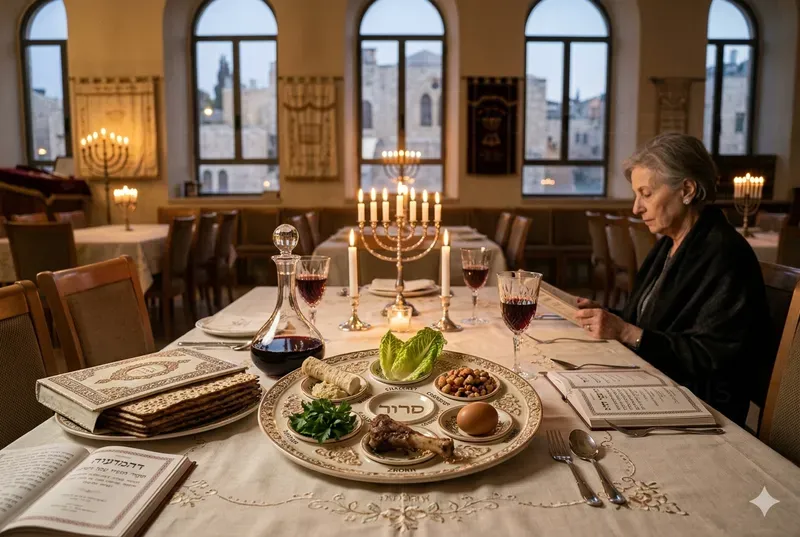 Passover Seder Table Scenes