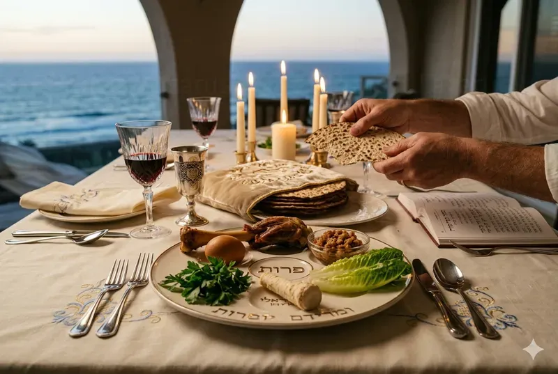 Passover Seder Table Scenes