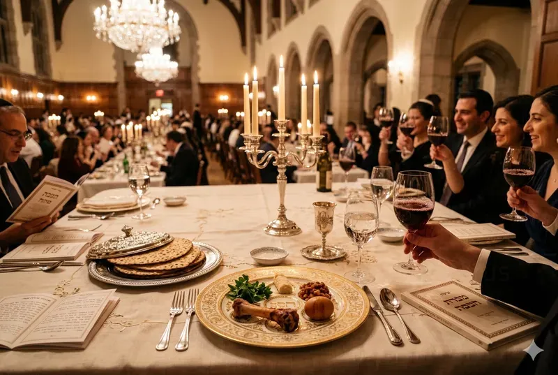 Passover Seder Table Scenes