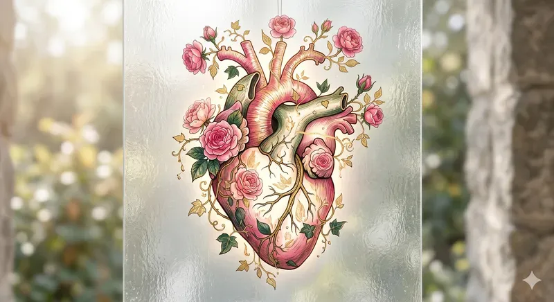 Luxury Stained Glass Botanical Anatomies C